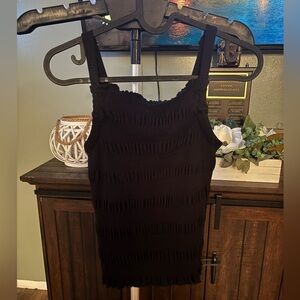 White birch black tank